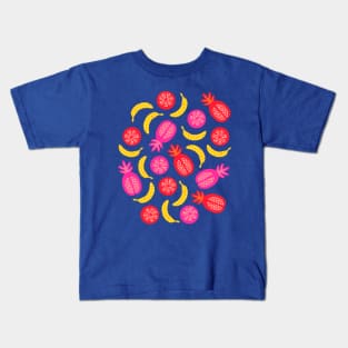 TROPICAL FRUITS WITH LOTSA DOTS in Pop Art Brights - UnBlink Studio by Jackie Tahara Kids T-Shirt